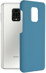 Husa Protectie pentru Xiaomi Rosumi Note 9S/Note 9 Pro/Note 9 Pro Max Ergonomic Soft Edge Silicon Flexe O5155 Silicon Flex Denim Blue 