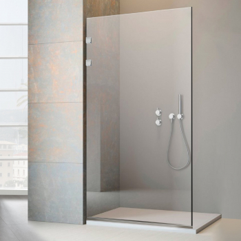 Paravan dus walk-in Aqua Elegance INOX 90x195 cm sticla clara securizata 