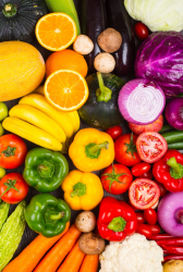 Fototapet autocolant Food26 - legume si fructe 250 x 150 cm 