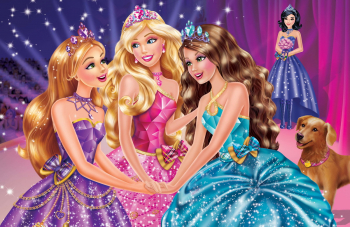 Fototapet Printesele Barbie 250 x 150 