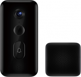 Sonerie inteligenta cu camera video Xiaomi Smart Doorbell 3 wireless cu receptor Black 