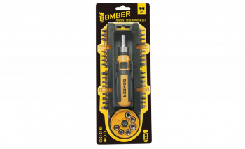 Set surubelnita cu biti Bomber 39 elemente Villager VL072336 