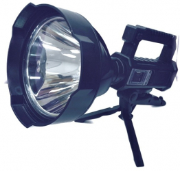 Lanterna LED cu reflector si trepied Culoare - negru 