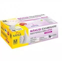 Manusi examinare latex usor pudrate Minut marimi M 