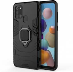 Husa pentru Samsung Galaxy A21s Techsuit Silicone Shield Black 