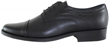 Pantofi eleganti barbati piele naturala - Pieton negru - Marimea 40 