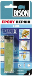 Adeziv epoxidic bicomponent rezistent la apa Bison 56g 