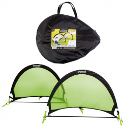 Set 2 porti de fotbal pliabile pentru copii - SportX