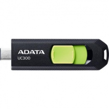 USB Flash Drive ADATA 32GB, UC300, USB Type-C, Negru-Verde ACHO-UC300-32G-RBK 