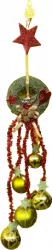 Decoratiune de Craciun Handmade Ornament de perete 10x60 cm 