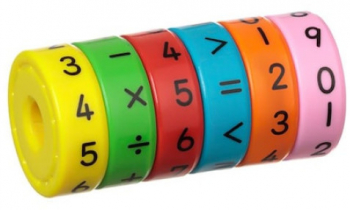 Joc educativ magnetic pentru dezvoltarea gandirii matematice 11 x 3 x 16 cm Multicolor JMB-BBL6465