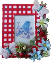 Rama foto Vis de Primavara Handmade 11 5 x 9 x 14 cm