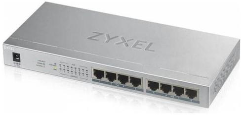 Switch ZyXel GS1008-HP 8-Port Gigabit Desktop PoE+ Unmanaged Desktop 