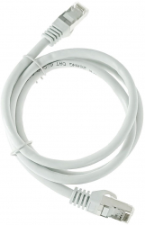 Cablu retea-patchcord CAT6 FTP Lanberg 43614 2 X RJ45 lungime 1m AWG26 10Gb/s-250MHz de legatura retea ethernet gri 