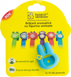 Bratara aromatica din siliconcu figurine animate pentru copii- iepure