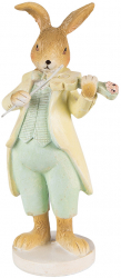 Figurina Iepuras Paste din polirasina 8x5x16 cm 