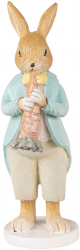 Figurina Iepuras Paste polirasina 7x5x15 cm 