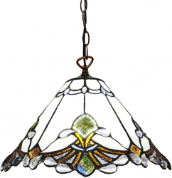 Lustra sticla polirasina Tiffany 31x107 cm 