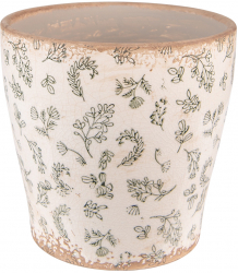 Set 2 ghivece flori ceramica Leaf 17x16 cm 