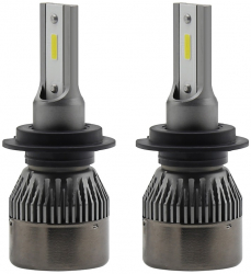 Set becuri LED auto R6 mini 36W 7600Lm 6000k - H7