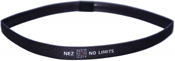 Bentita NEZ Hairband Black - Headband textil cu interior anti-alunecare 