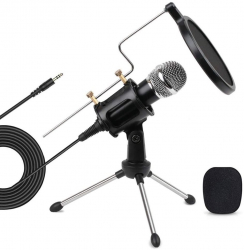 Microfon profesional condensator mini trepied WG500