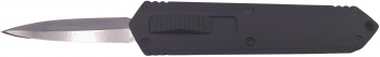 Briceag automat de vanatoare IdeallStore® Destination Blade metalic 13.5 cm negru 