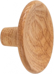 Buton din lemn pentru mobila Disc Wood finisaj stejar D 50 mm 