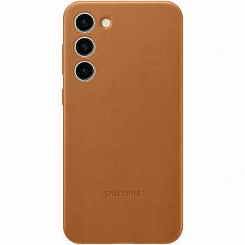 Husa de protectie Samsung Leather Case pentru Galaxy S23 Plus Camel 
