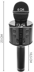 Microfon karaoke negru 
