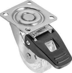 Rotila silicon cu frana D 75 mm 