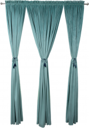 Set draperii din catifea verde menta cu rejansa uni opaca 300x250 
