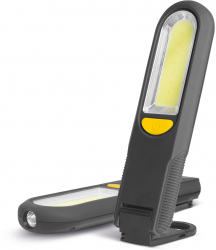 Reflector din sticla - LED COB + SMD cu carlig si alarma 