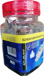 Set 100 conectori RJ45 pass through FTP Cat6A 