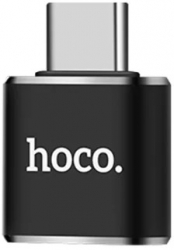 Adaptor OTG USB 3.0 HOCO UA5 USB-A la USB Type-C Negru 