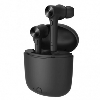 Casti Bluetooth Techstar® i60 Wireless Incarcare Rapida Pentru Android si iOS Negru 