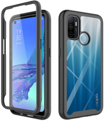 Husa pentru Oppo A53/A53s 4G + Folie Policarbonat Black 