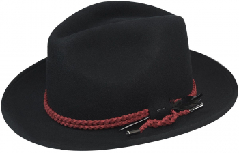 Palarie Bailey of Hollywood Lund Fedora Negru 