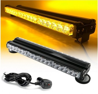 Rampa girofar 46 cm galbena magnetica 36 LED 