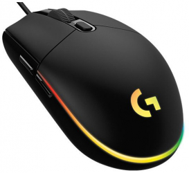 Mouse Gaming Logitech G102 Lightsync RGB Black 910-005823 