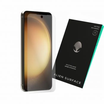 Folie Alien Surface Samsung Galaxy S23 Plus protectie ecran compatibil cu carcasa 