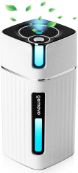 Umidificator de aer Ultrasonic Gemevo CUBE cu Difuzor aromaterapie pentru casa birou si masina ALB Gemevo 