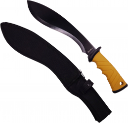 Maceta de vanatoare IdeallStore® Hunt Partner 43.5 cm otel inoxidabil neagra teaca inclusa 