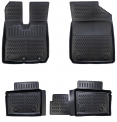 Set 4 covoare cauciuc stil tavita Dacia Spring 2021 