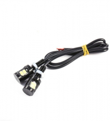 Set 2 LED-uri auto 12V 12mm Rosu AXT-BBL6610 