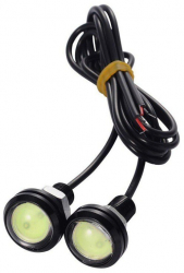 Set 2 LED-uri auto 12V - 9W 18mm Verde AXT-BBL6606 