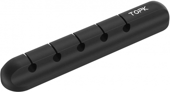 Set cu 2 clipsuri autocolante cu 5 sloturi fiecare pentru organizare cabluri Negru KOF-BBL6621 