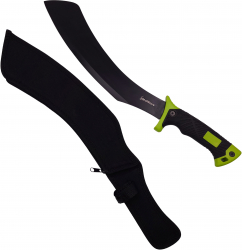 Maceta de vanatoare IdeallStore® Hunters Pride 49 cm otel inoxidabil neagra teaca inclusa 