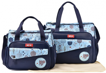 Set genti pentru mamici Baby Sky-Navy 