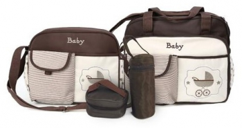 Set genti pentru mamici Luna Brown 